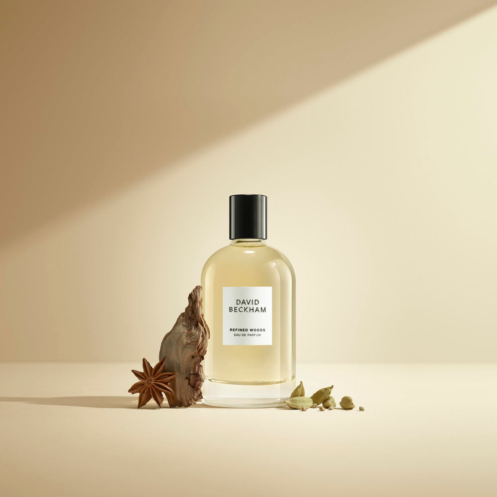 David Beckham Refined Woods packaging showcases gift-ready presentation for him.
