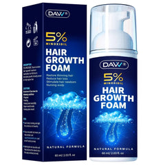 DAVV Minoxidil Foam application pump enables easy, mess-free daily use.
