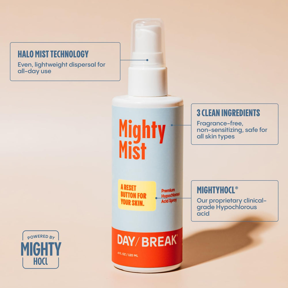 Daybreak Skincare Mighty Mist face-and-body mist for broad-use soothing relief