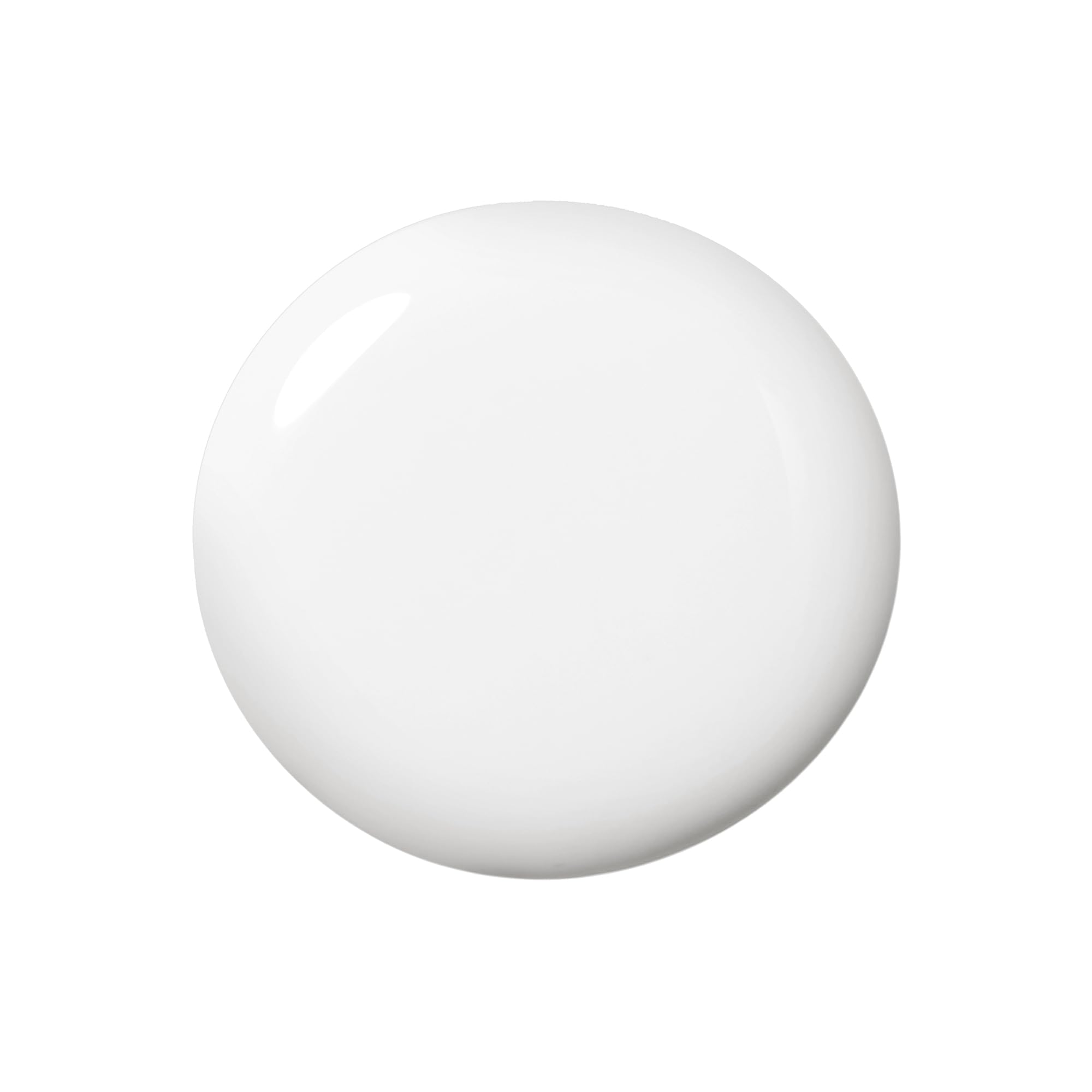 Dazzle Dry White Lightning brush stroke demonstrates smooth, even color application