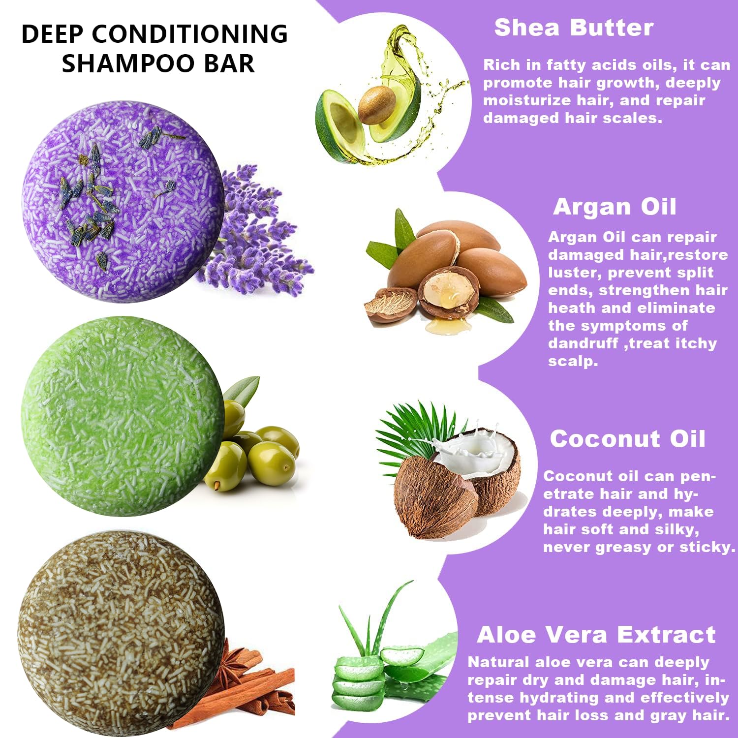 DBEAUTYM shampoo bar variety collection highlighting multiple fragrance options for daily styling.