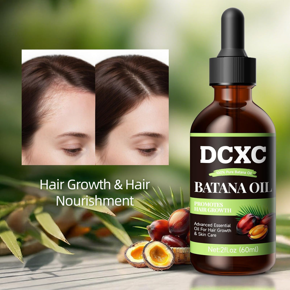 DCXC Batana Oil scalp application demonstrates quick conditioning before styling