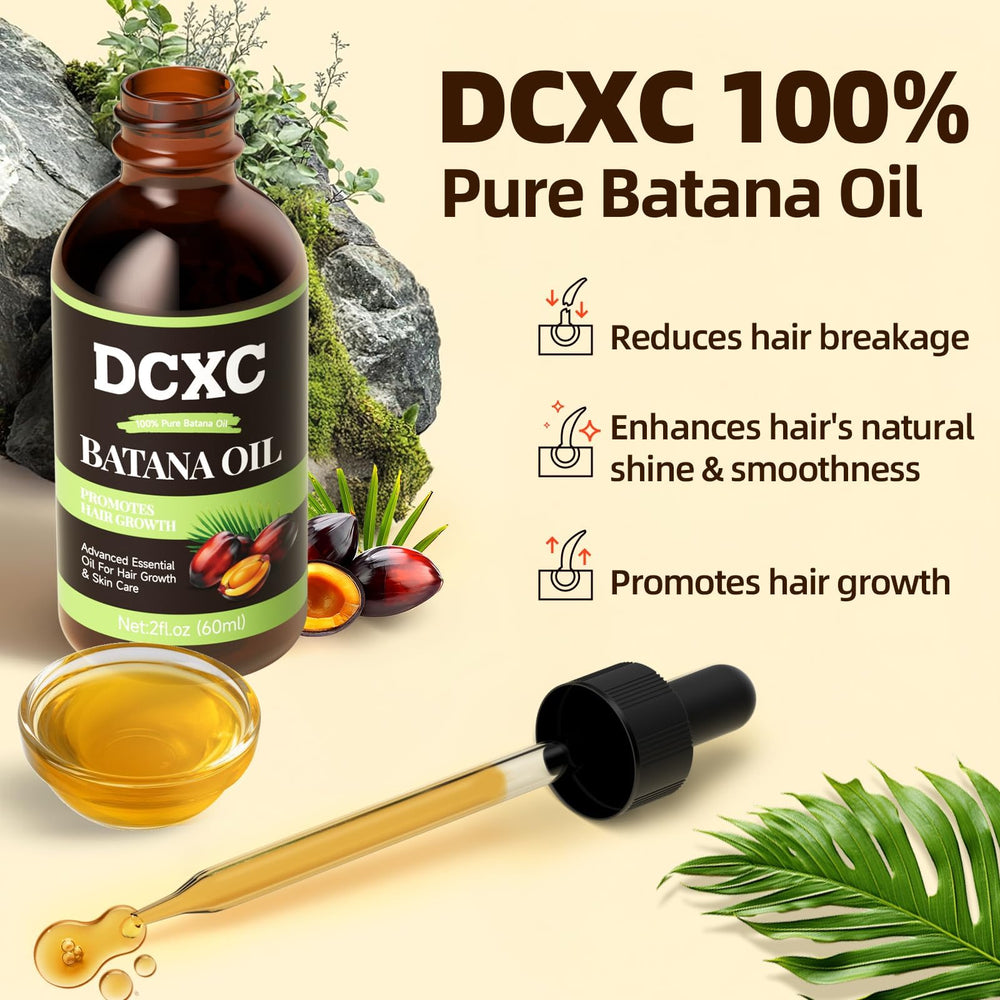 DCXC Batana Oil on scalp during massage highlights deep nourishment for scalp balance