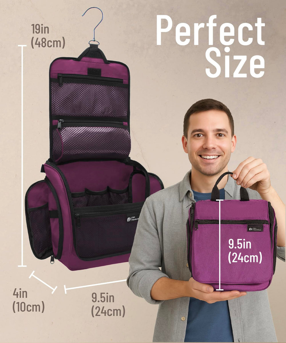 DD D&D Wanderlust water-resistant nylon fabric protects contents during spills.