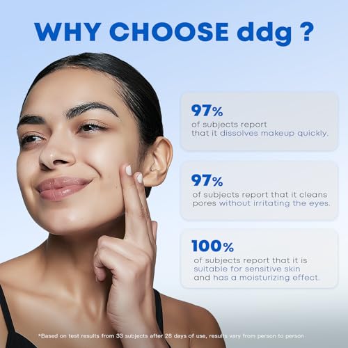 ddg cleansing balm leaves skin feeling fresh and breathable after use.