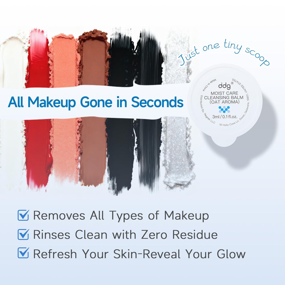 ddg eye makeup removal with balm safely dissolves waterproof mascara.