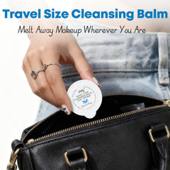 ddg MeltTech100 texture close-up showing balm melting on skin for gentle makeup removal.