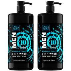 Dead Sea Collection body wash bottle pour for easy shower use