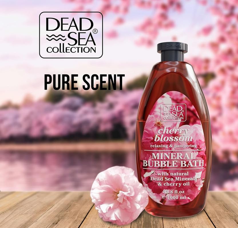 Dead Sea minerals detail in product blend for moisturizing skin benefits