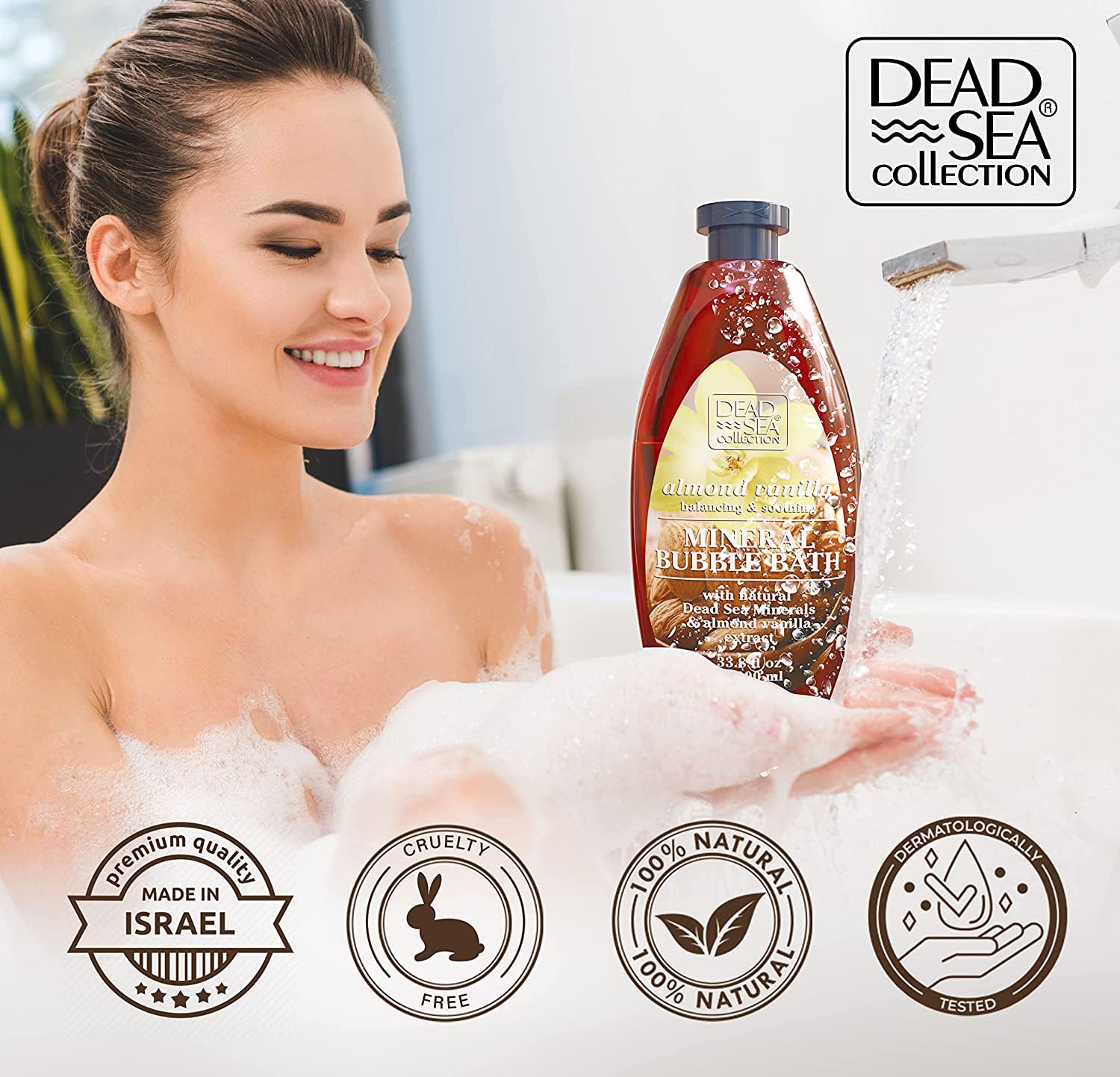 Dead Sea Collection packaging two-bottle box hints value and convenient pair for shared baths