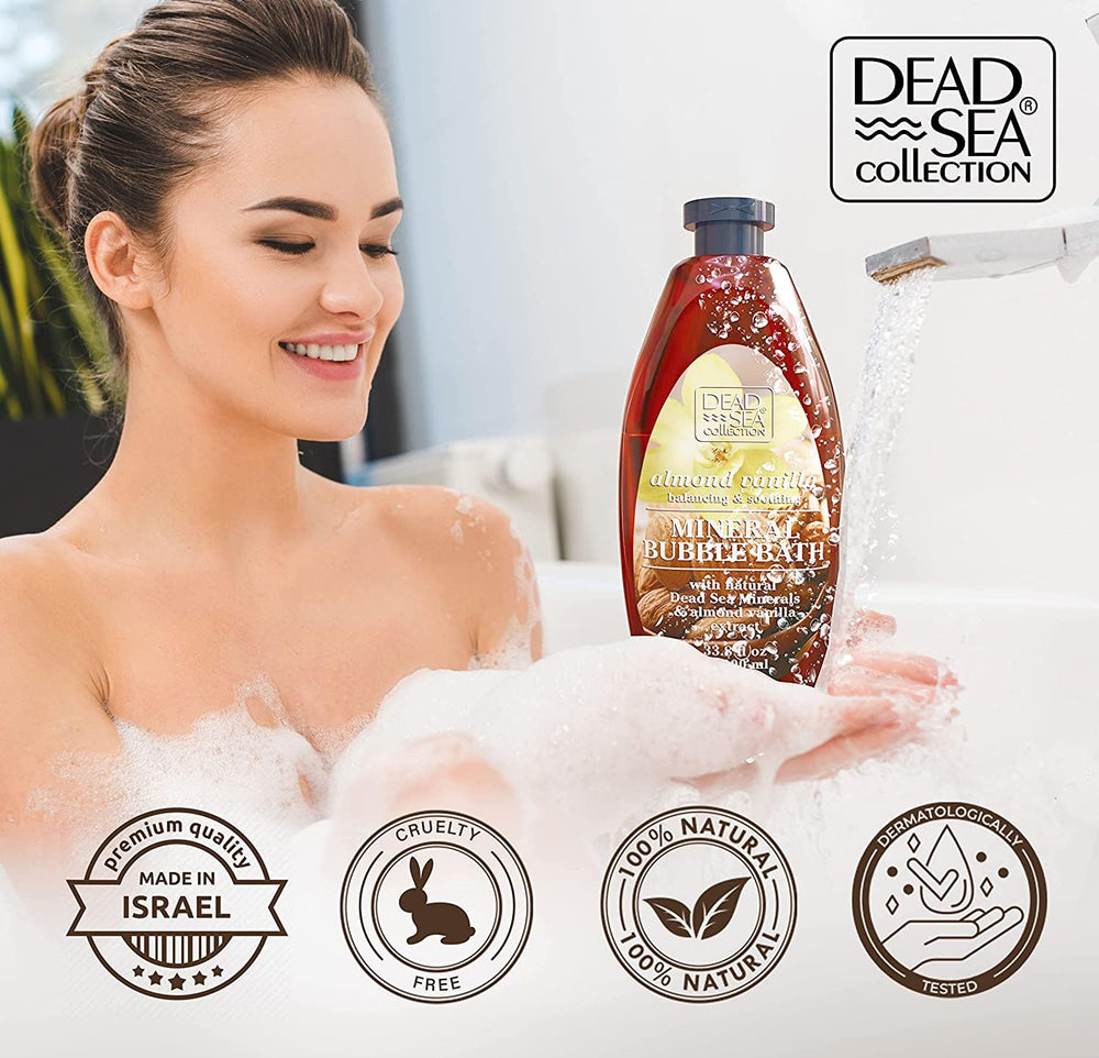Dead Sea Collection packaging two-bottle box hints value and convenient pair for shared baths
