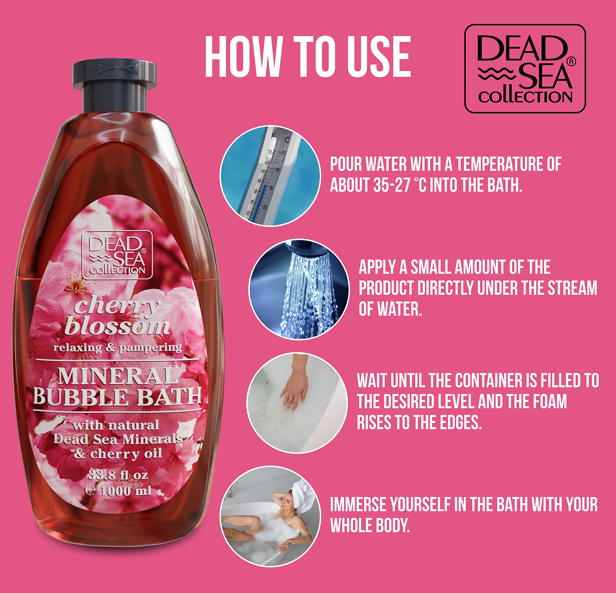 Dead Sea Collection two-bottle box image emphasizing value and shared pampering