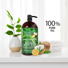 Dead Sea Collection hemp seed oil ingredient highlight, suggesting nourishing skin benefits.