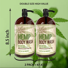  Hemp seed oil application showcases natural nourishment after shower
