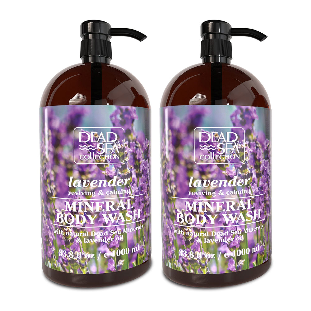 Dead Sea Collection Lavender Body Wash bottle front showing label and fragrance