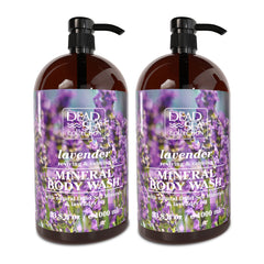 Dead Sea Collection Lavender Body Wash bottle front showing label and fragrance