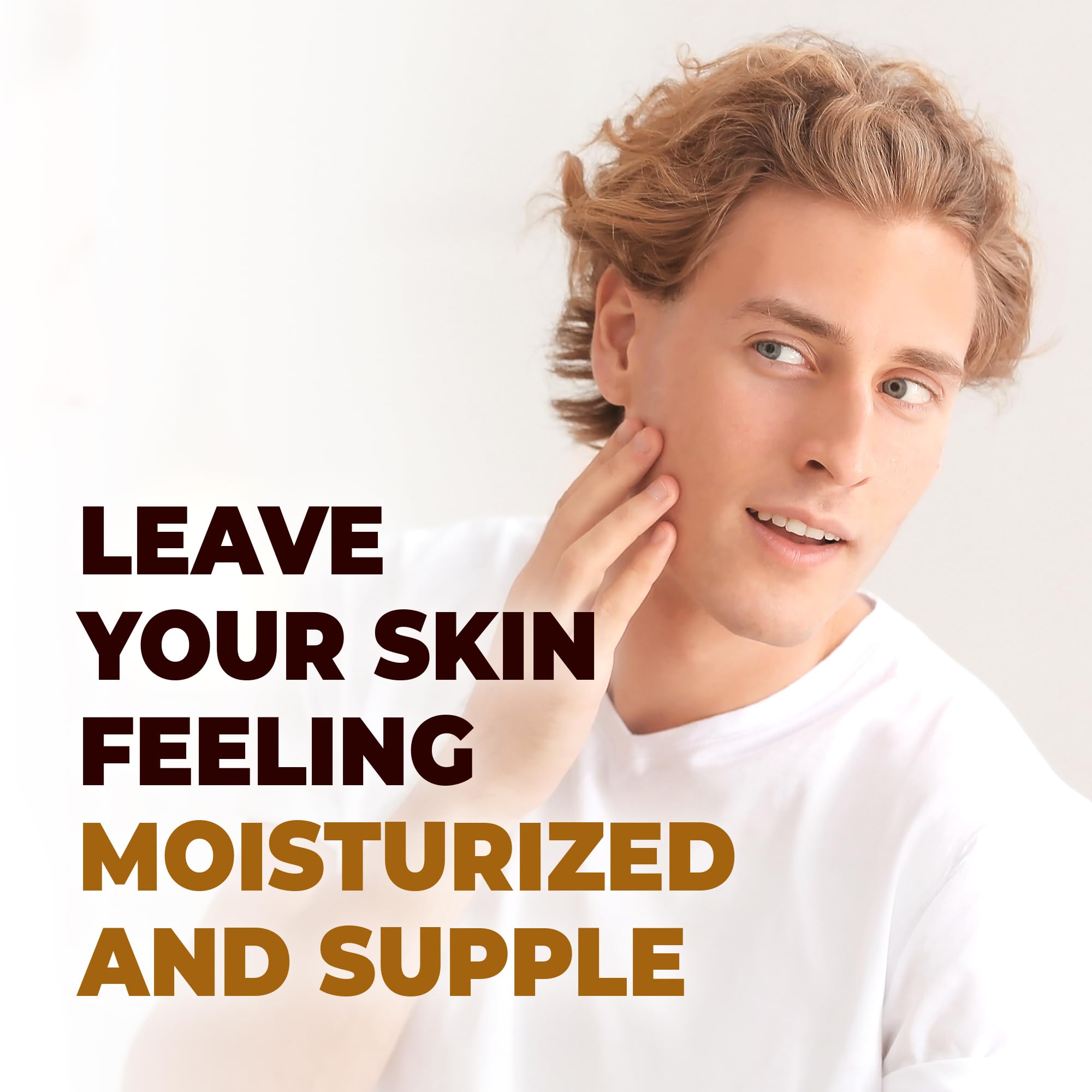 Deadeye Dick's tea tree and shea butter blend nourishes skin during shaving.