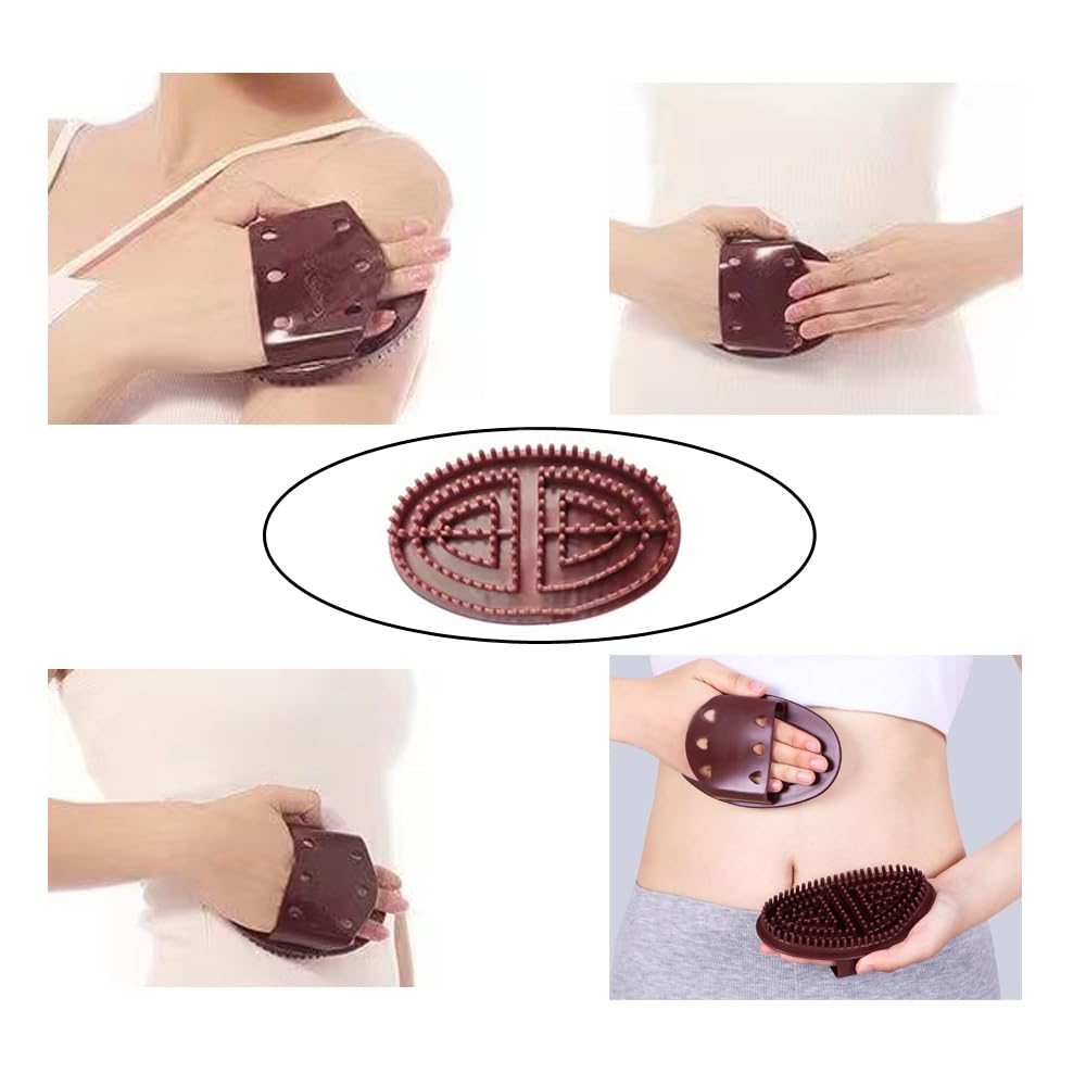 DeaHea meridians massage brush essential-oil-use enhances massage experience with aroma