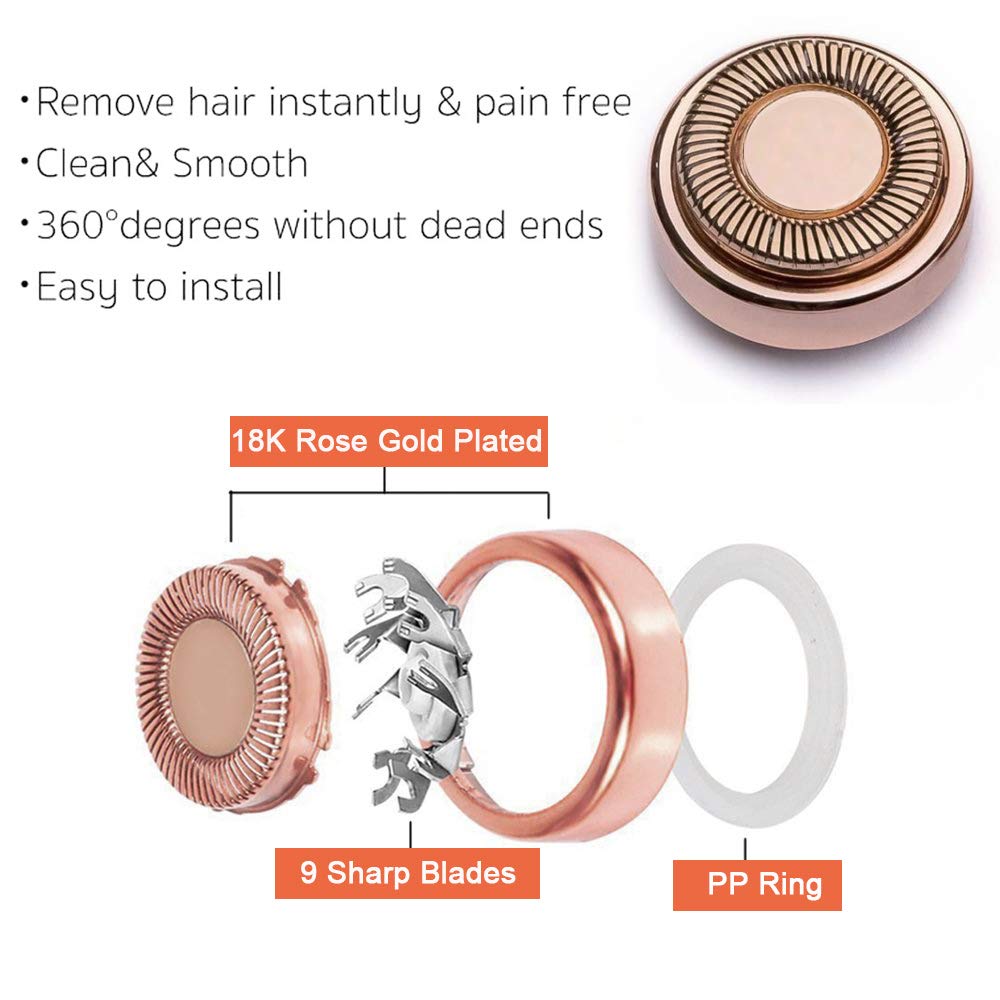 Dealswin 360-degree design ensures full coverage during facial hair removal