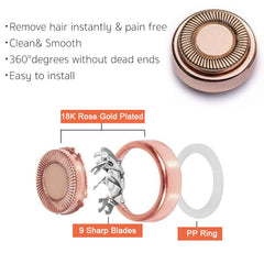 Dealswin 360-degree design ensures full coverage during facial hair removal