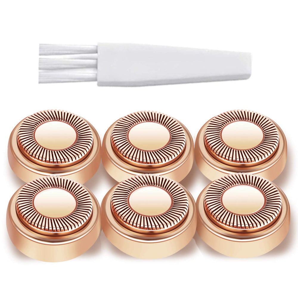 Dealswin Finishing Touch Flawless Gen1 replacement heads, 6-pack, for smooth facial hair removal