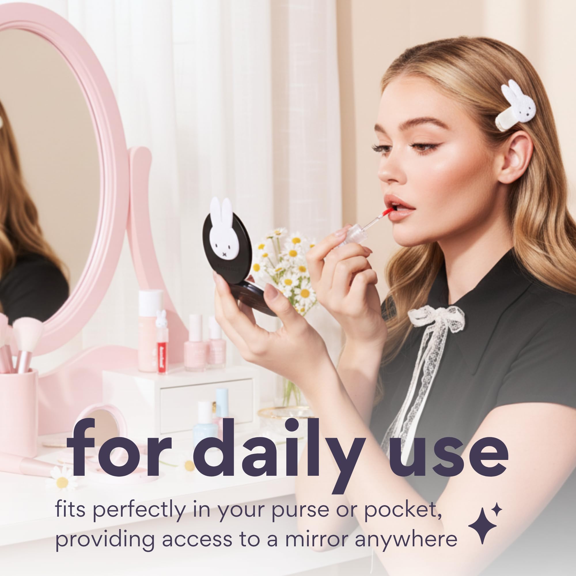 Dearcloud Miffy Hi-Def Duo ideal for on-the-go touch-ups anywhere.