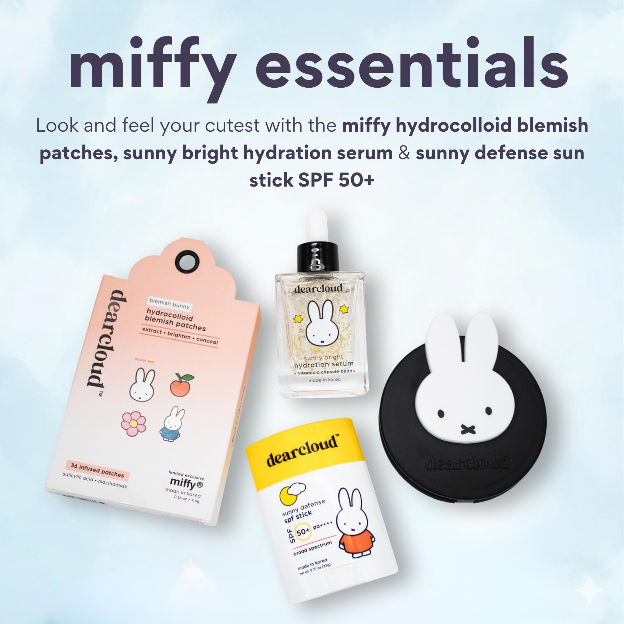 Dearcloud Miffy Hi-Def Duo is cruelty-free and vegan, eco-conscious everyday tool.