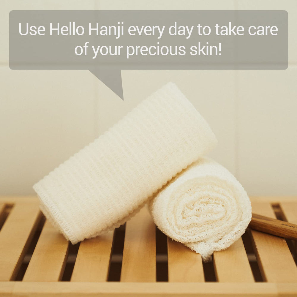 DEARCUS economical bath routine with reusable cloth for daily use