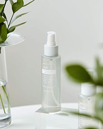 DearKlairs ampoule mist spray application for even coverage