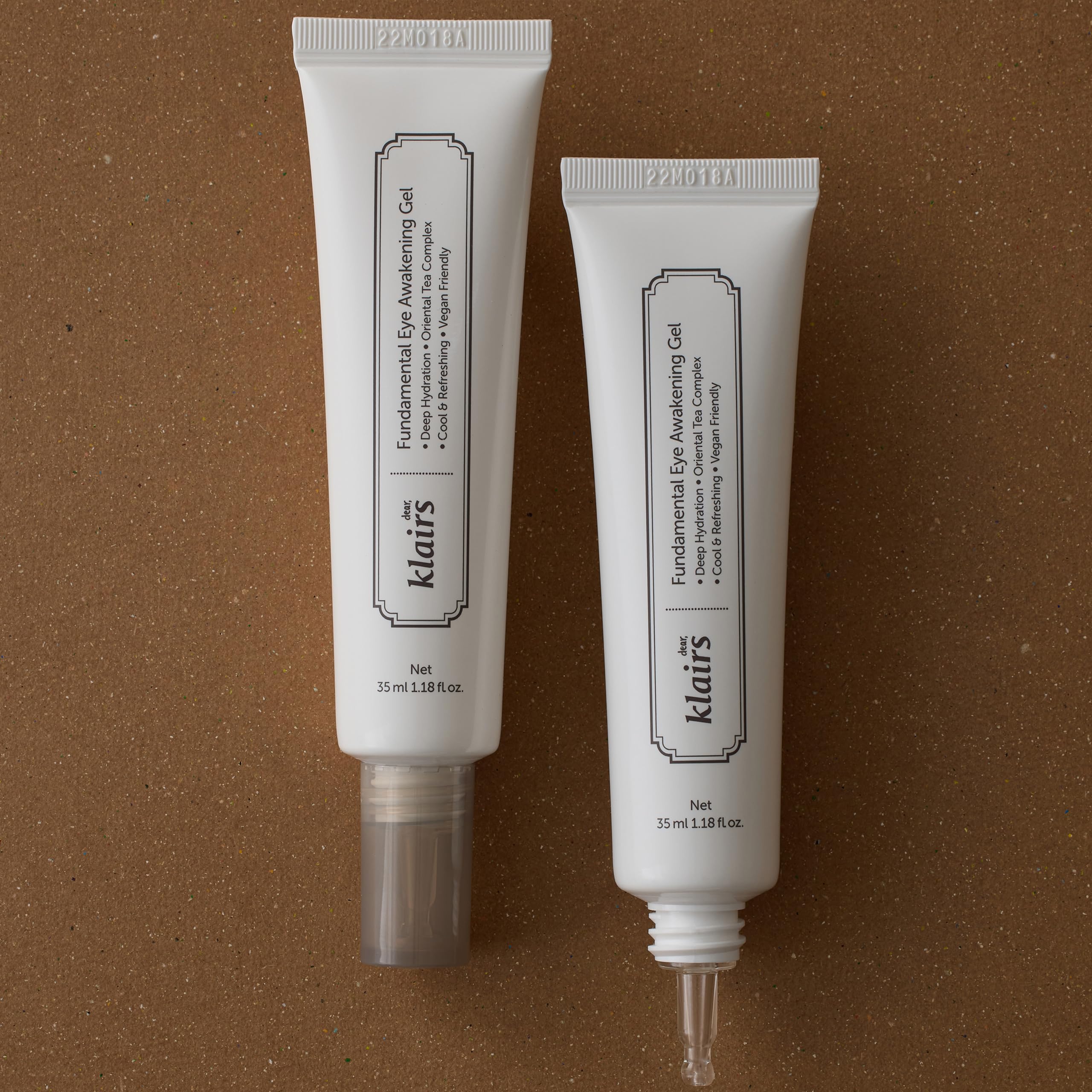 DearKlairs Fundamental Eye Awakening Gel multi-tasking benefits may reduce puffiness and brighten the eye area.