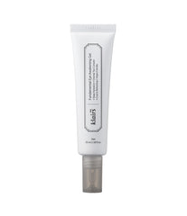 DearKlairs Fundamental Eye Awakening Gel tube application delivers rapid hydration for refreshed eyes.