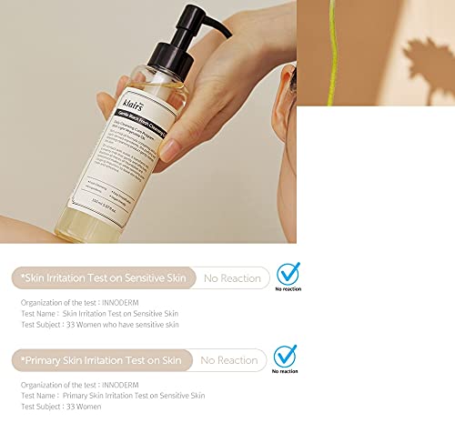 DearKlairs blend of Sunflower, Grape Seed, Jojoba oils close-up