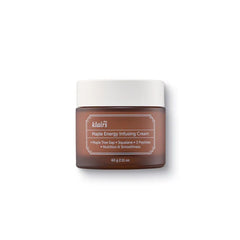 DearKlairs Maple Energy Cream jar closeup shows rich texture for radiant skin