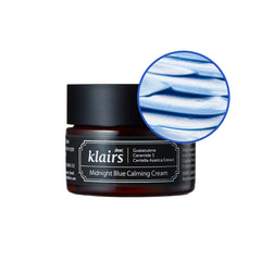 DearKlairs Midnight Blue Calming Cream tube front soothing redness relief