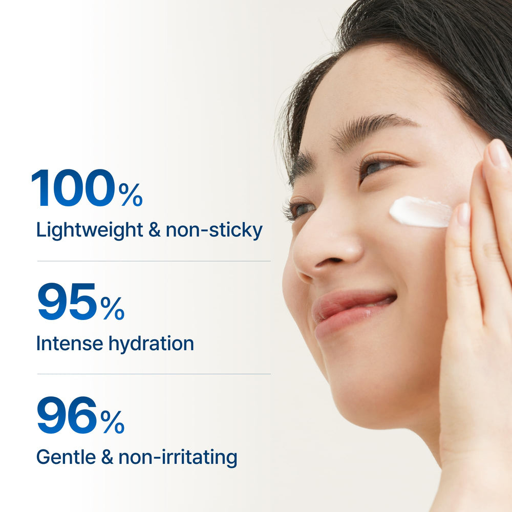 DearKlairs Rich Moist Soothing Cream ceramide boost closeup emphasizes stronger moisture barrier.