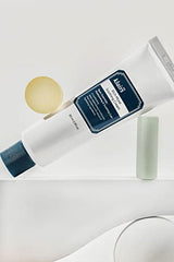 DearKlairs Rich Moist Soothing Cream swatch on hand highlights lightweight daytime hydration.