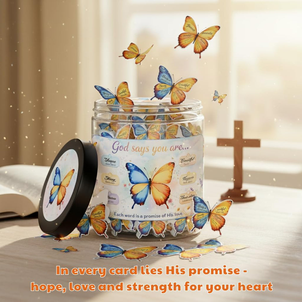 DEARMINE butterfly-art illustration closeup emphasizes renewal and grace.