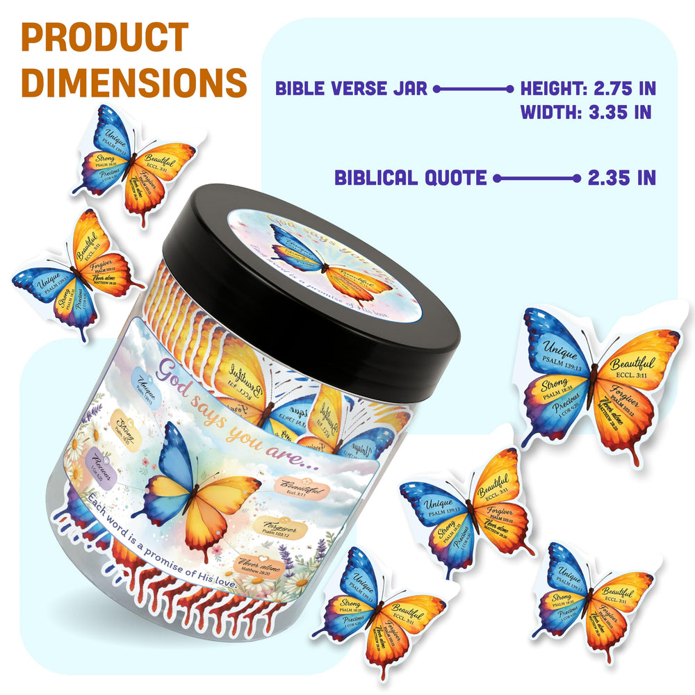 DEARMINE gift-packaging shot signals a thoughtful Christian-inspired present.