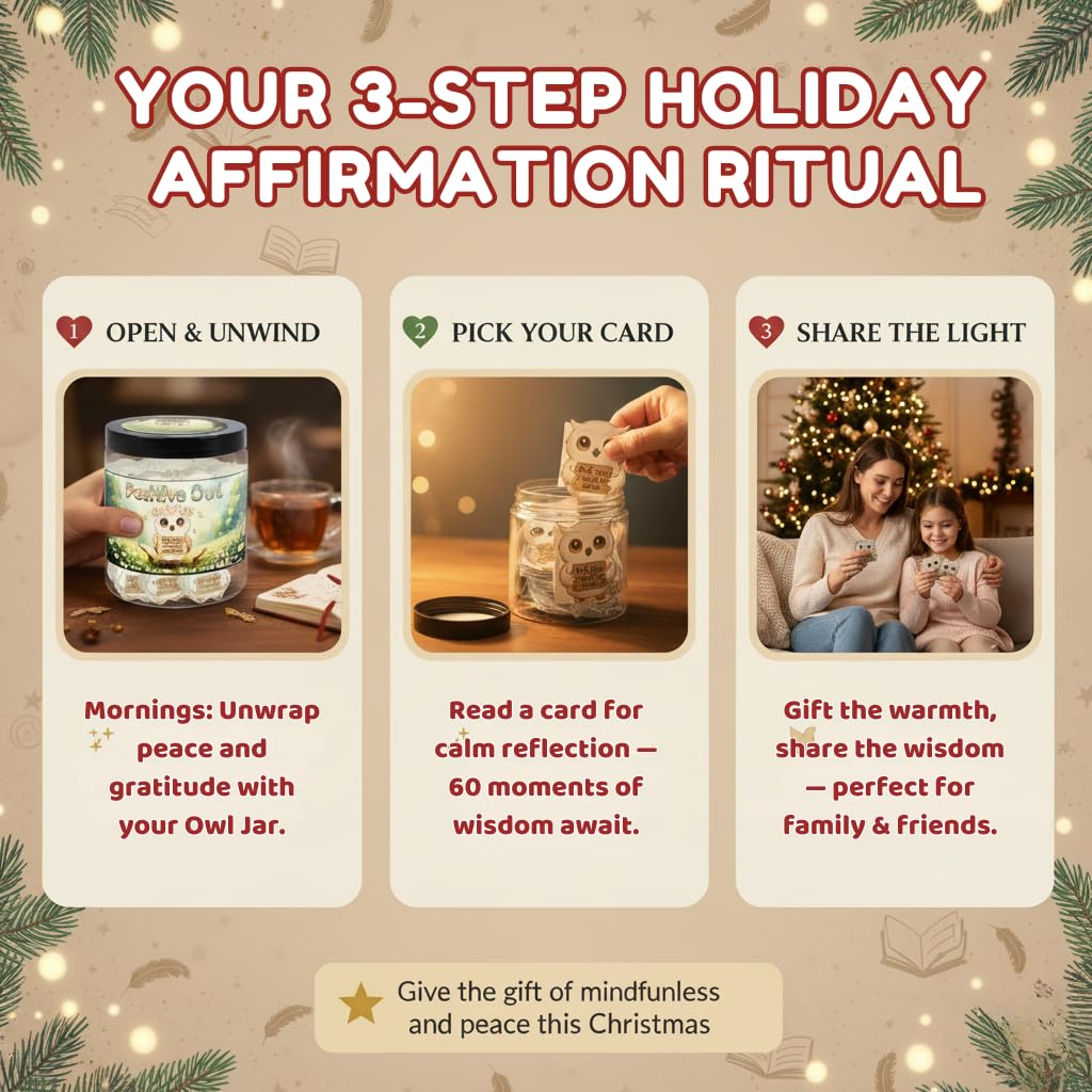 DEARMINE daily positivity draw demonstrates easy morning ritual for mood support