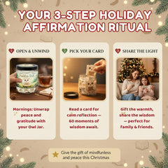 DEARMINE daily positivity draw demonstrates easy morning ritual for mood support