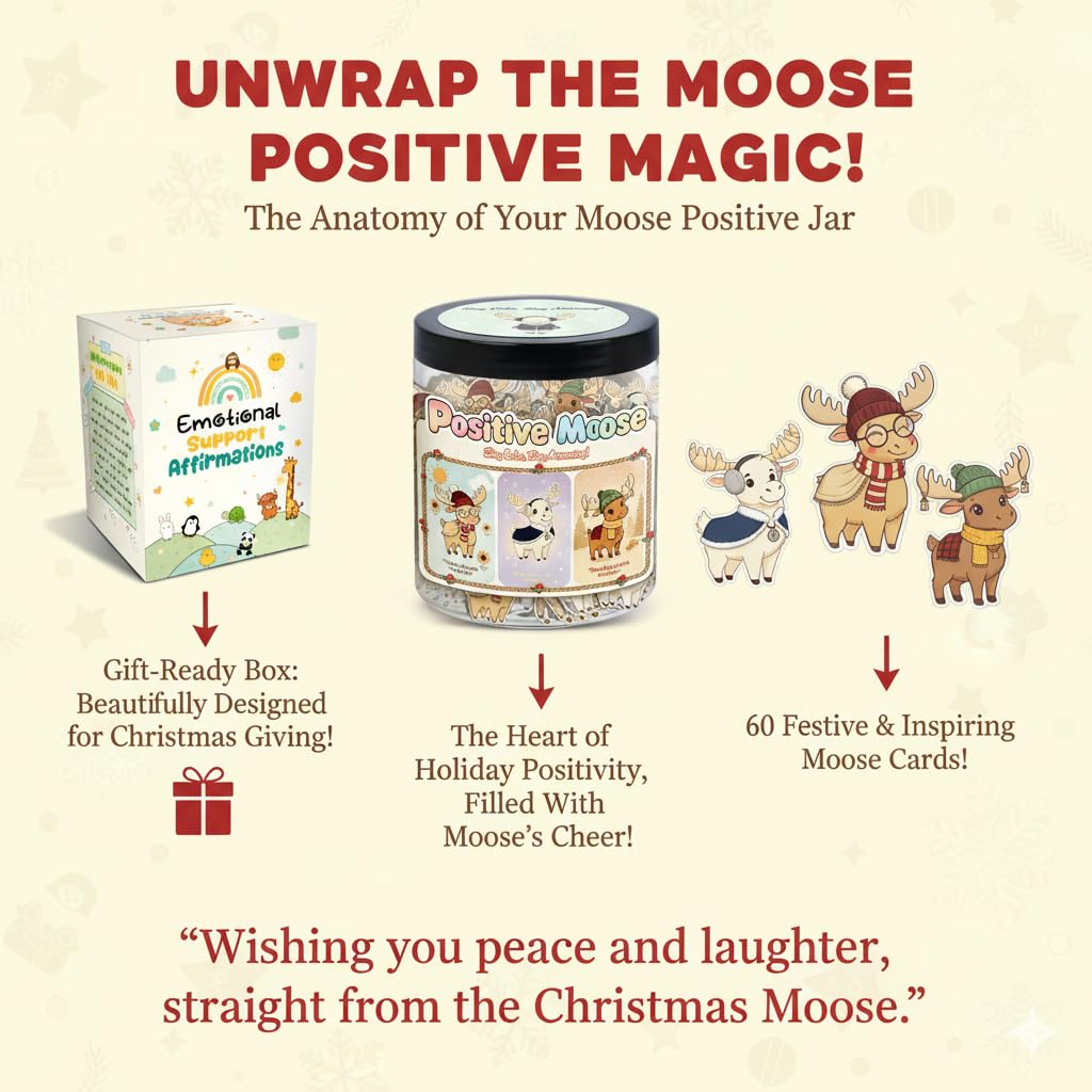 DEARMINE Moose jar gift packaging, ideal for gifting coworkers, teachers, or friends.