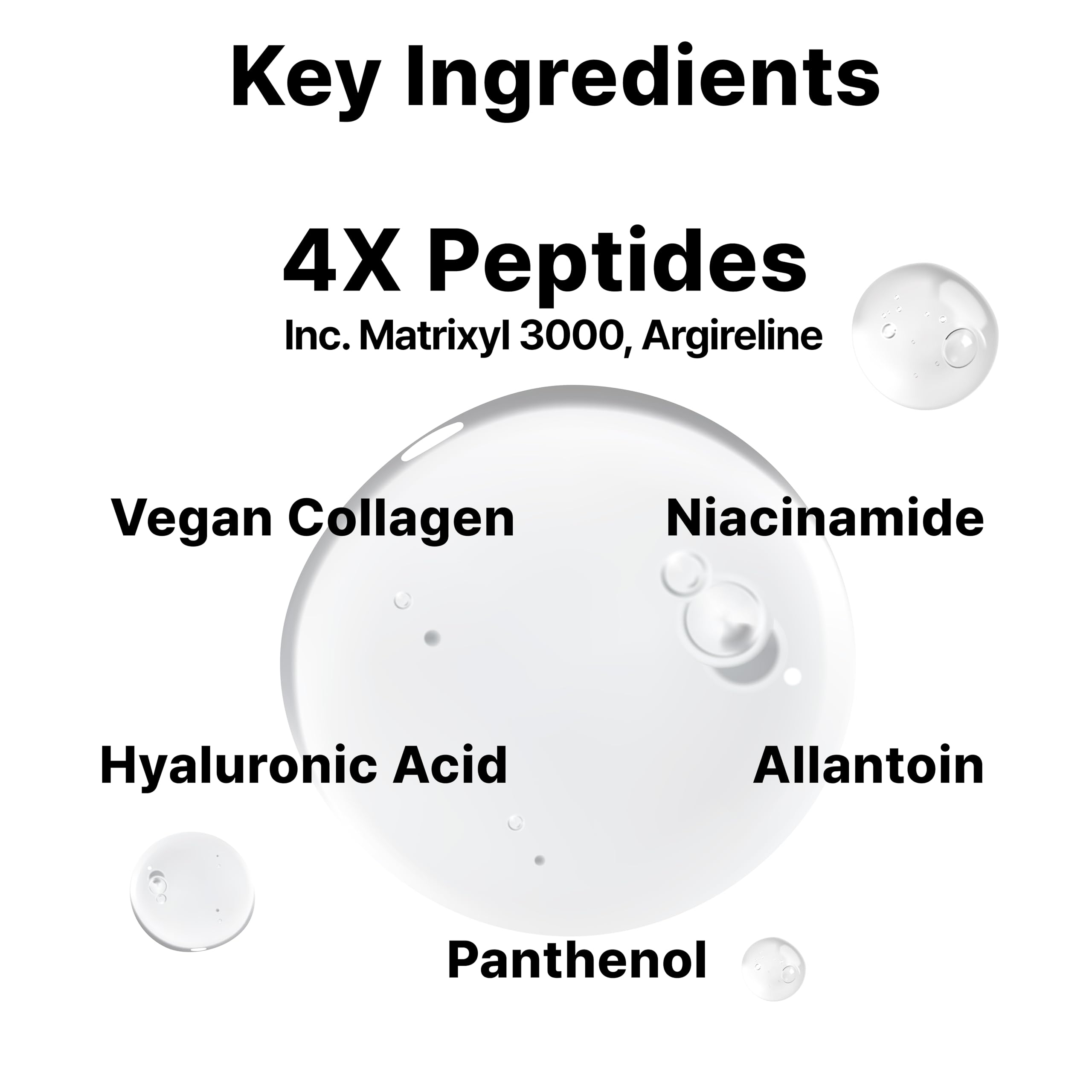 DearMYDEW Argireline complex near bottle suggests smoothing action