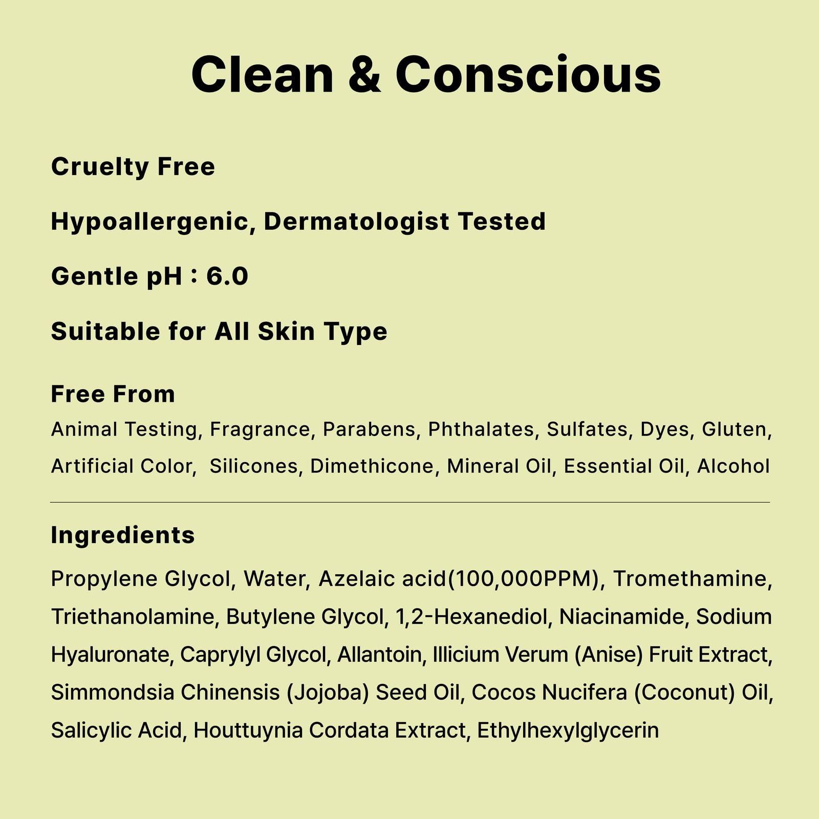 DearMYDEW hypoallergenic dermatologist-tested badge conveys gentle formula suitability.
