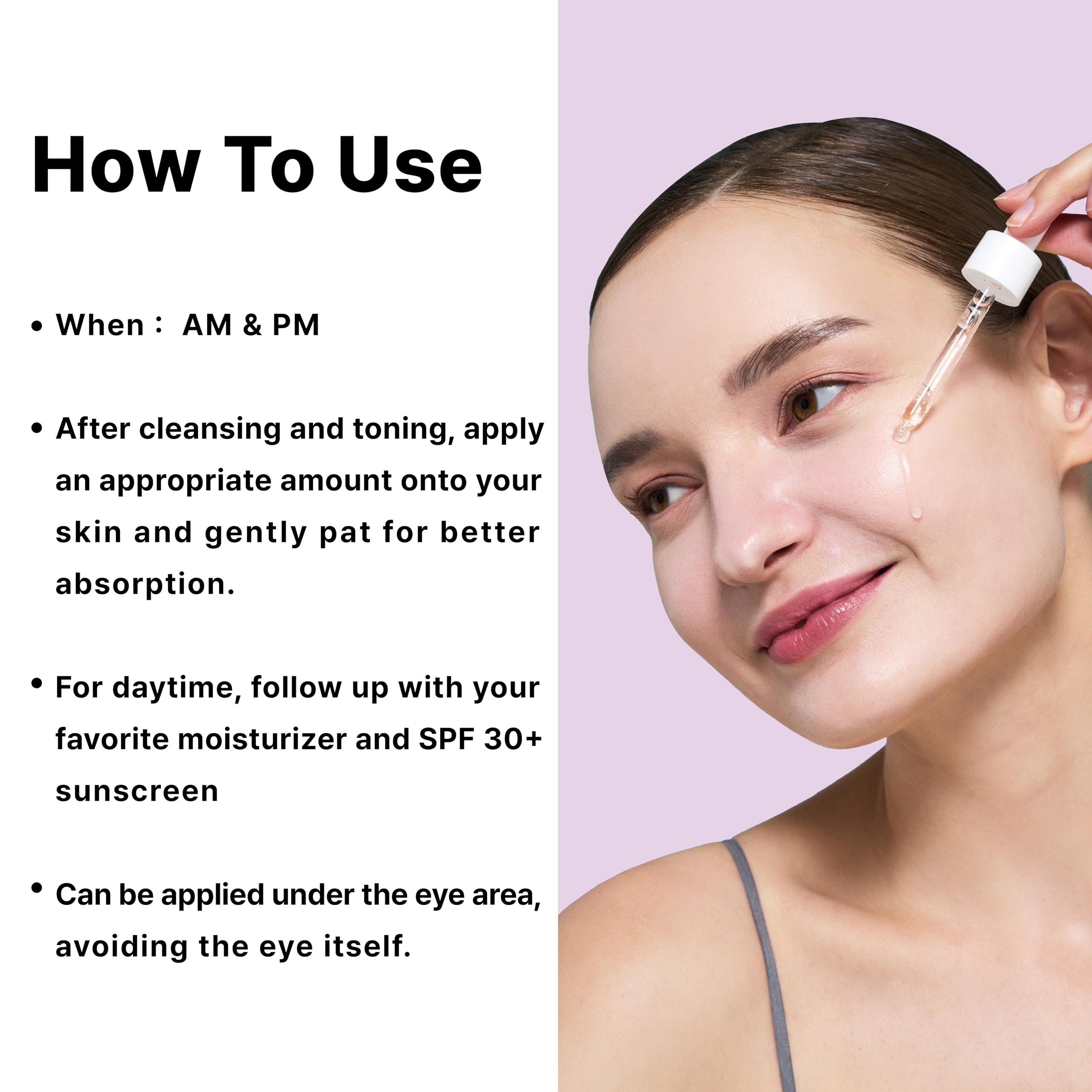DearMYDEW serum glide demonstrates fast absorption and non greasy finish