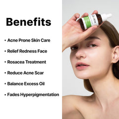 DearMYDEW serum texture close-up demonstrating lightweight, quick-absorb formula.
