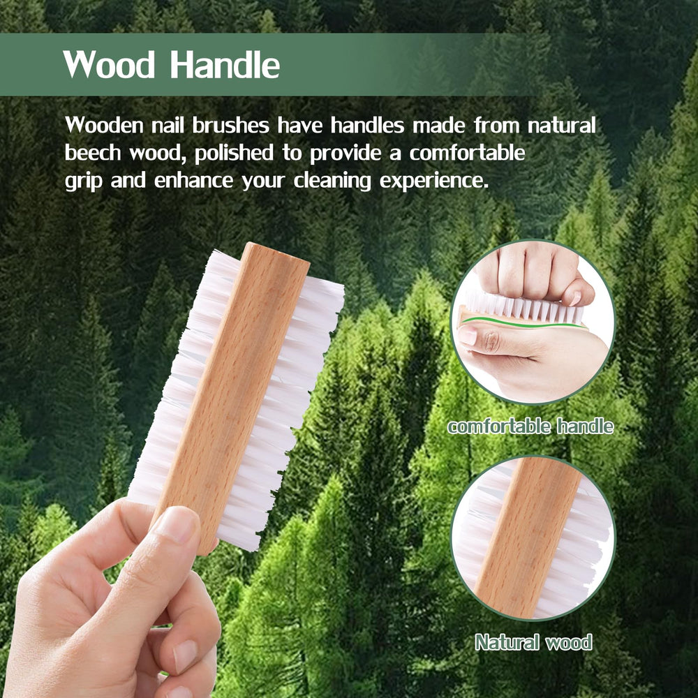 debetool-durable-nail-scrubber macro shot emphasizes sturdy bristles for heavy cleaning tasks.