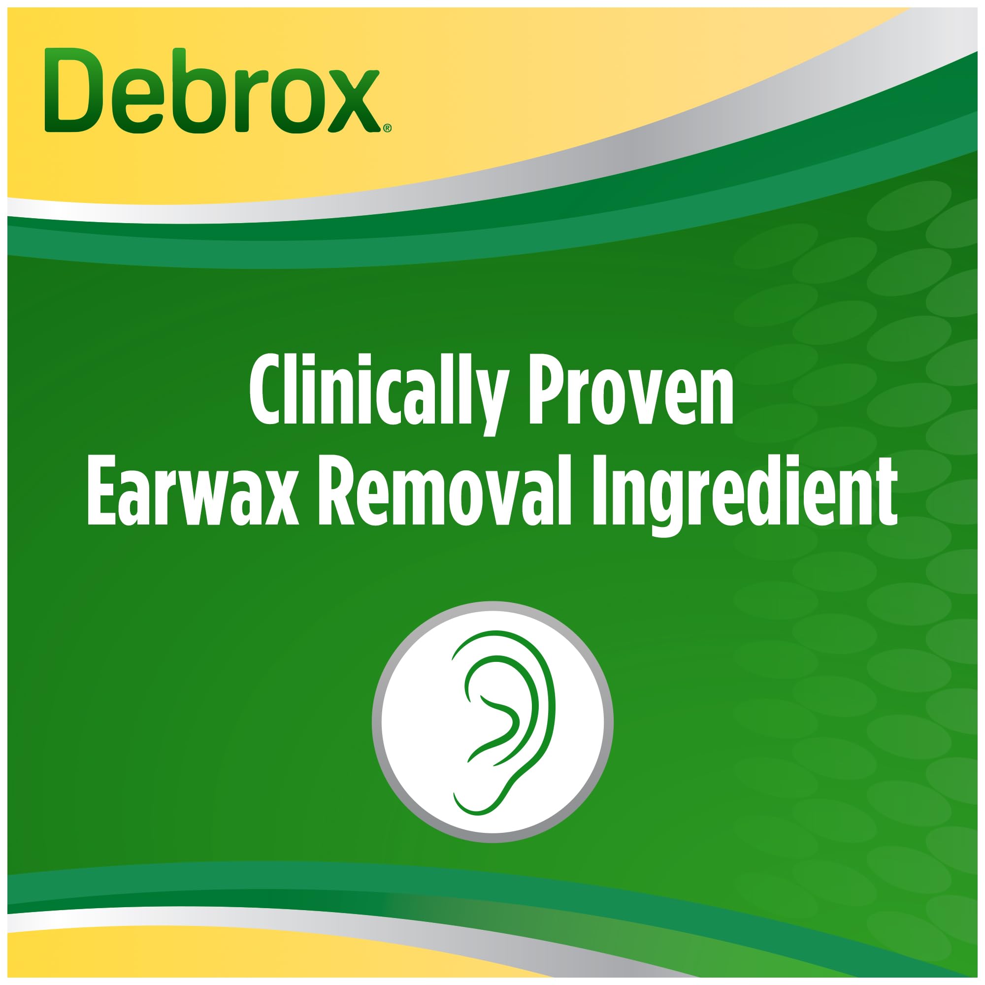 Debrox soft rubber bulb syringe detail showing gentle rinsing benefit