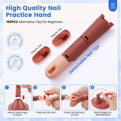 Deciniee acrylic liquid and powder set for basic to creative nail design