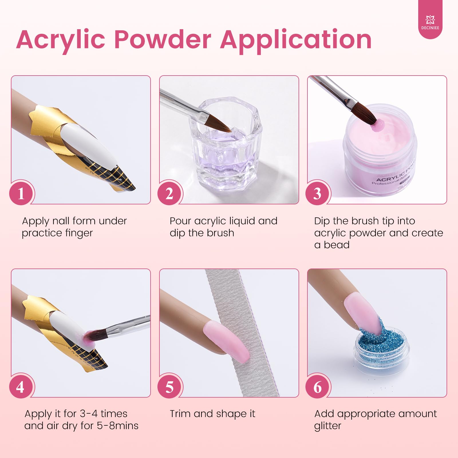 Deciniee gift-ready kit ideal for DIY nail art enthusiasts