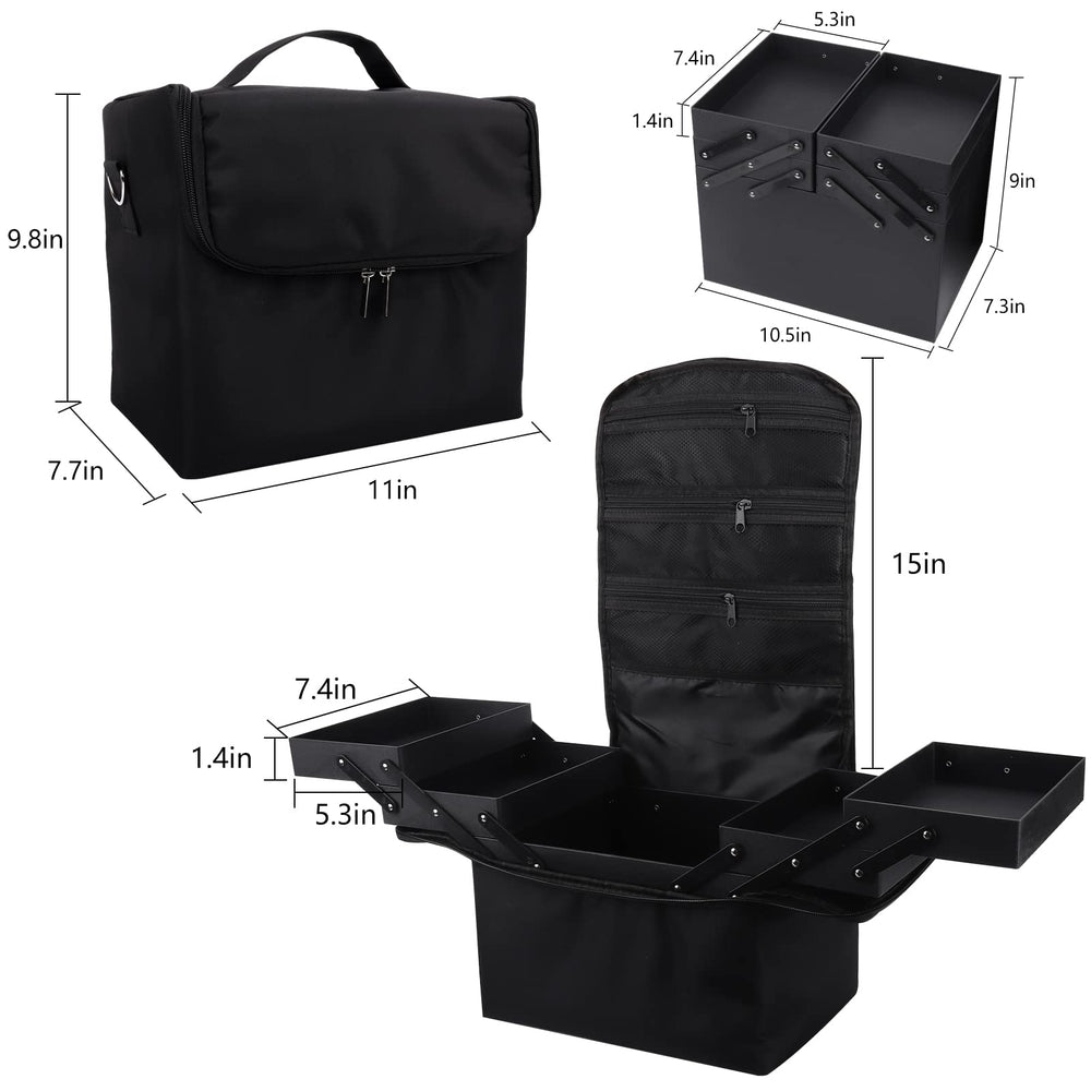 Deciniee four-tier organizer boosts on-the-go routine efficiency